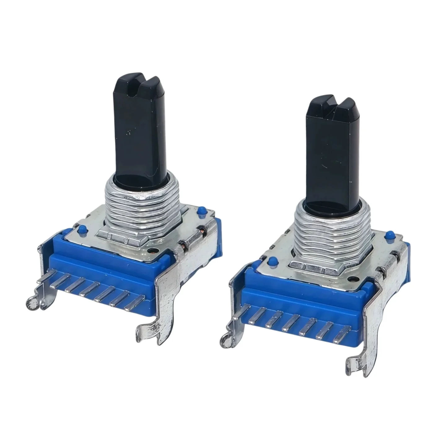 2pcs RK14 Dual 7pins Horizontal Vertical B10K B103 with Midpoint Amplifier Mixing Console Instrument Volume Potentiometer
