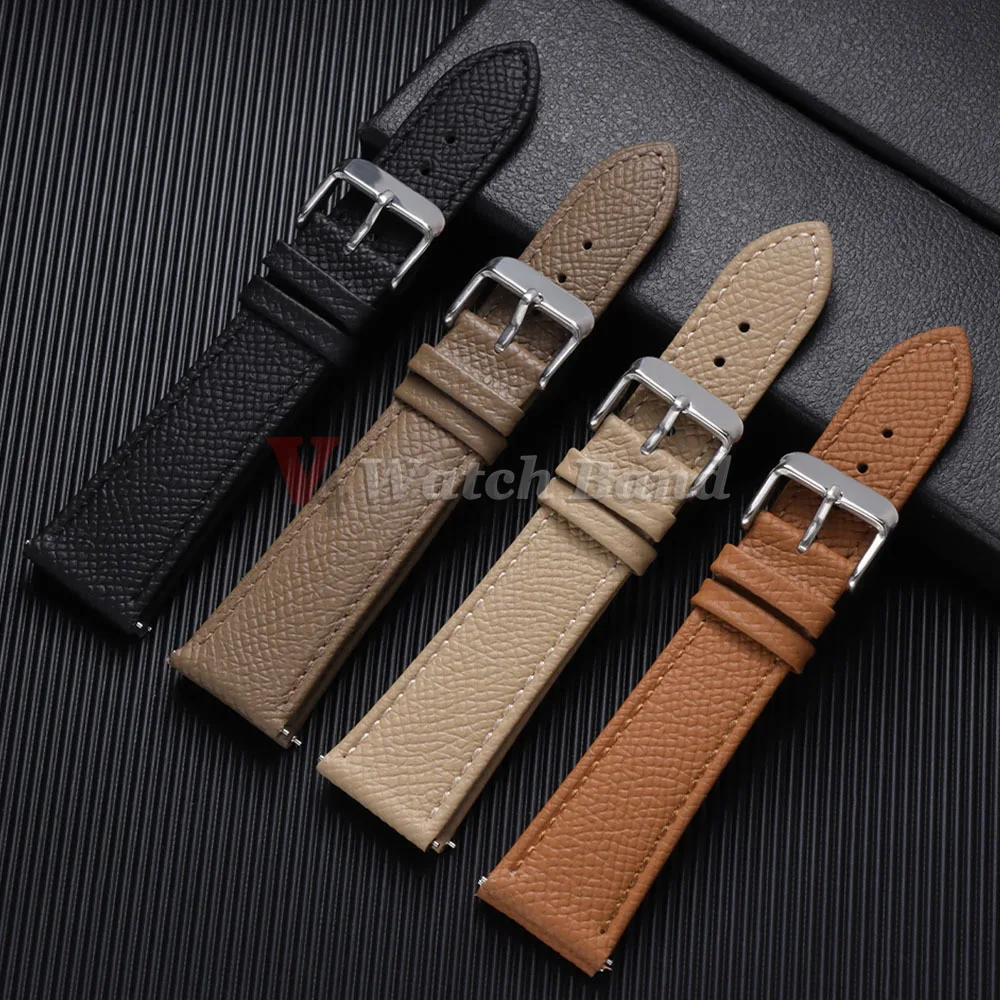 16mm 18mm 19mm 20mm 21mm 22mm Vintage Kalbsleder Uhrenarmband Schnellverschluss-Armbänder für Herren und Damen Universelle Ersatz-Armbänder – Detail 3