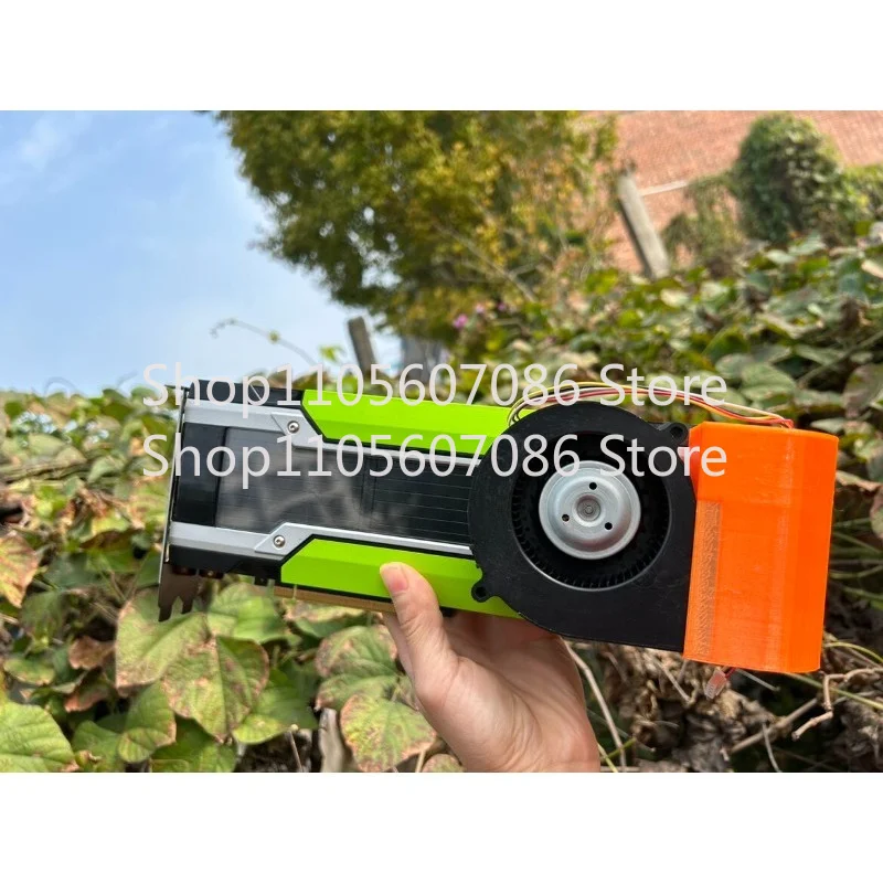Suitable for NVIDIA Tesla P100 P40 M40 K80 V100 Graphics Card Modification Active Cooling Component