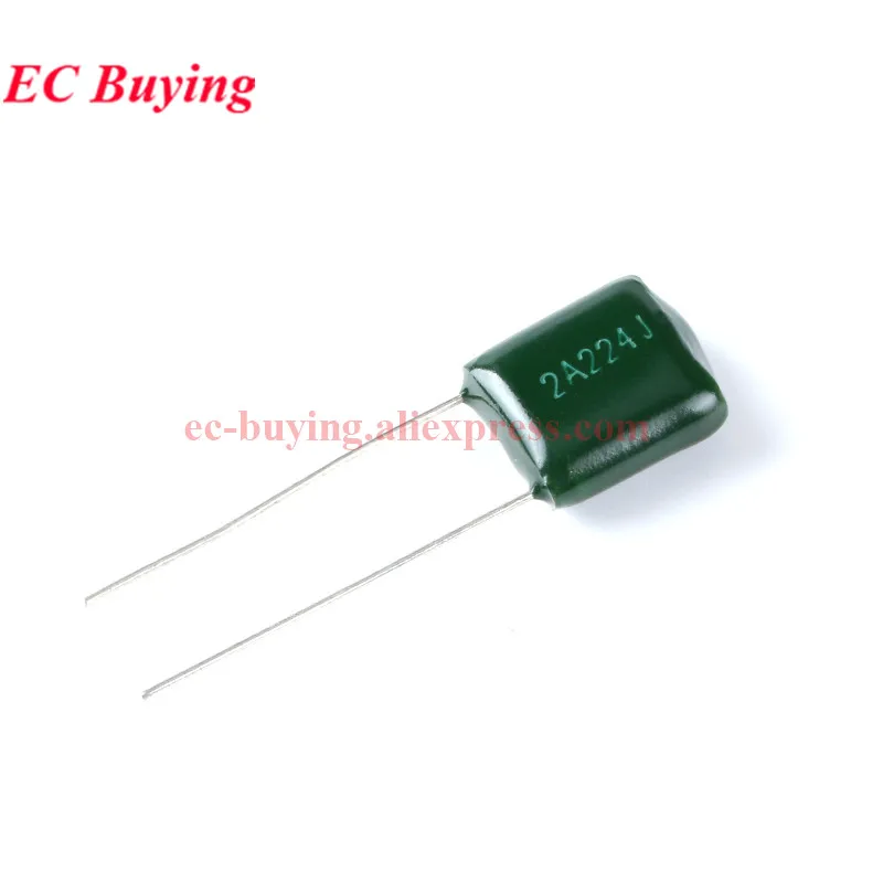 20-100Pcs 100V Polyester Film Capacitor 330PF 470PF 560PF 102 222 472 103 223 333 473 104 1NF 2.2NF 10NF 22NF 47NF 100NF 0.1UF