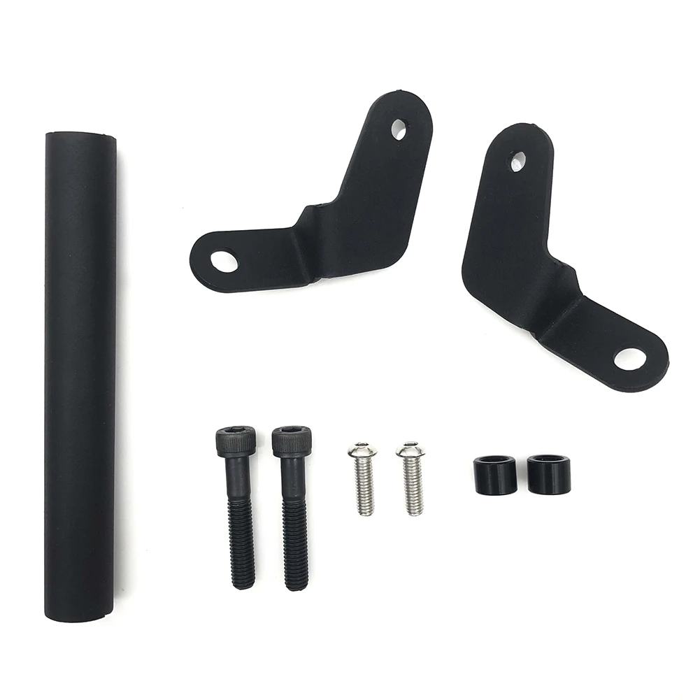 

Aluminum Alloy Mount Holder Accessory CNC Bracket Holder Black Motorcycle Phone Bracket Aluminum Alloy Material