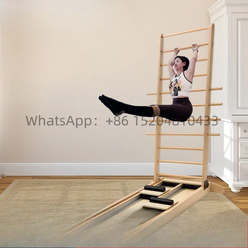 Maple Wood Two‑Way Sliding Bed Home Arm Training Machine Swan Arm Shaping Fitness Bed