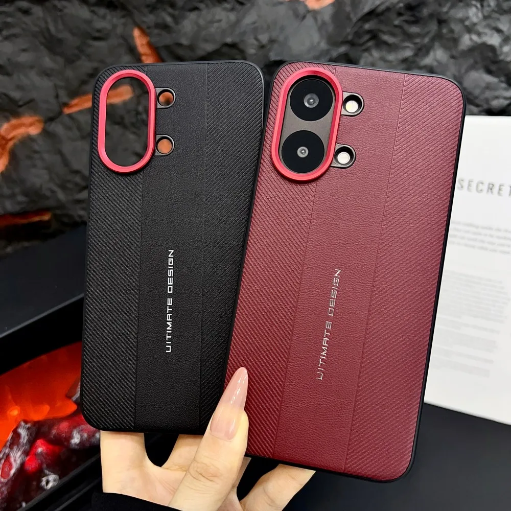 Luxuriöse, hautfreundliche PU-Leder-Handyhülle für Xiaomi POCO X8 Pro Max F8 Ultra, stoßfeste Rückseite mit Metall-Linsenknopf