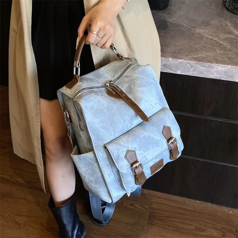 

Модный роскошный большой дорожный рюкзак-кошелек для женщин, модный женский противоугонный кошелек из искусственной кожи, дизайнерская сумка на плечо, рюкзак