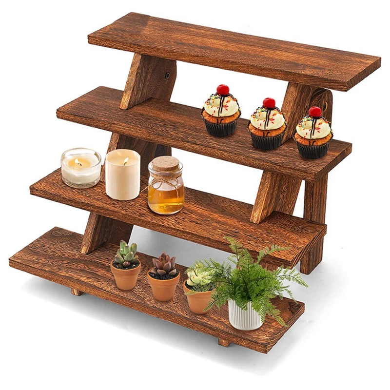 

Cupcake Stand Tool Free, Rustic Risers For Display Perfect Craft Shelves Table Display Stand