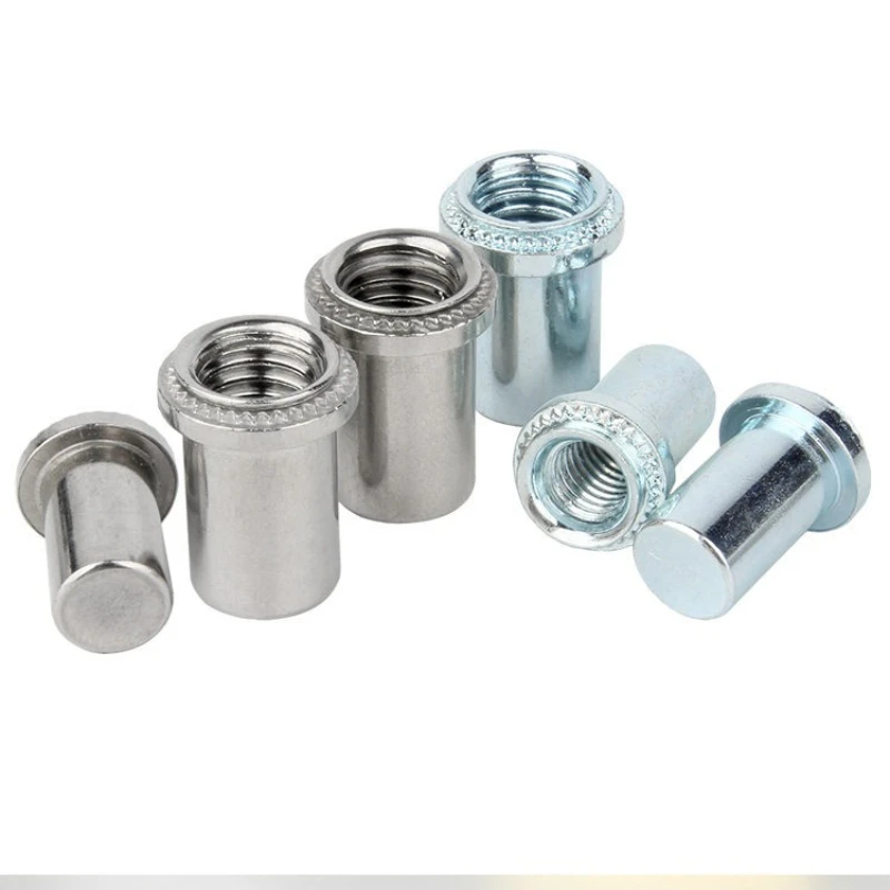 Rivet Nut Carbon Steel/304 Stainless Steel Type Water Proof  Self-Clinching Pressured Nuts Pressure Thin Board Plate Fastener
