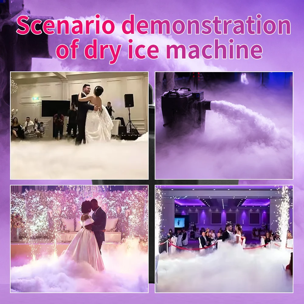 6000W 3500W Stage Dry Ice Machine Manual Control Suitable For Indoor Outdoor Stage Wedding Party Celebration Bar KTV Performance