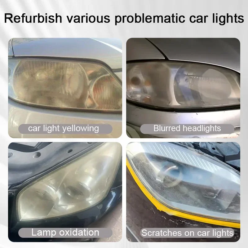 Autolichtherstellende vloeistof Verwijderen van oxidatie Vuil Draagbare koplampreparatie Polijstvloeistof voor autorekoplamprestauratie