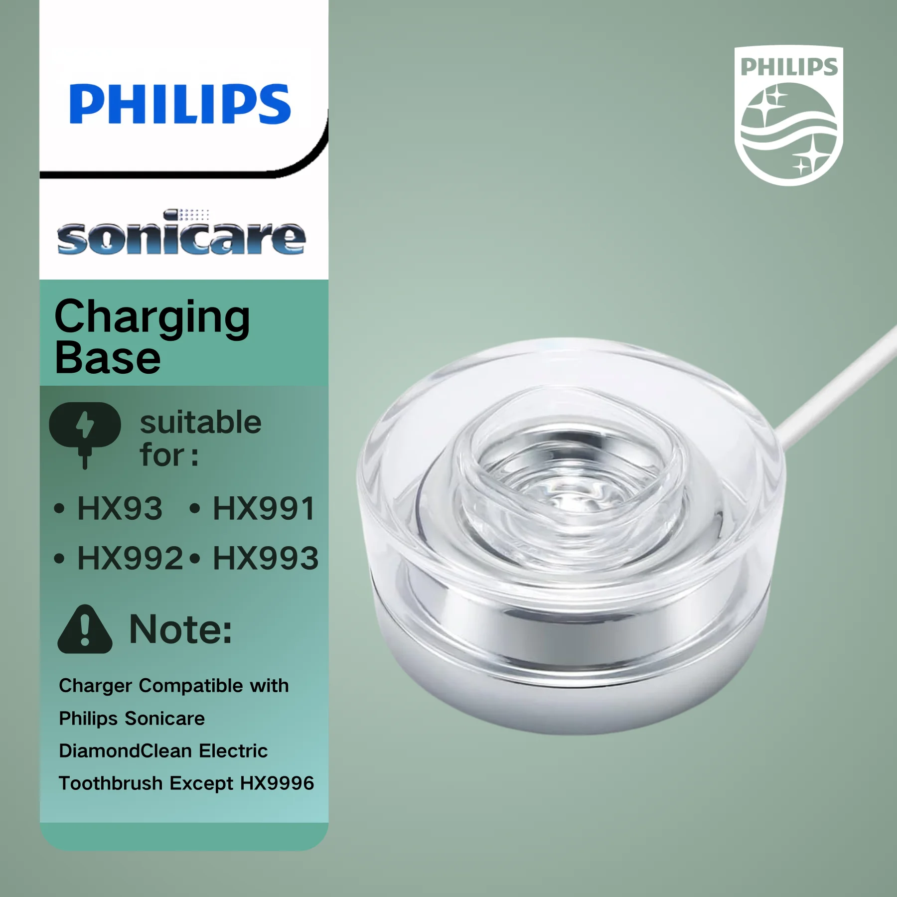 Philips-Carregadores Inteligentes DiamondClean, DiamondClean 9000, Norma Europeia