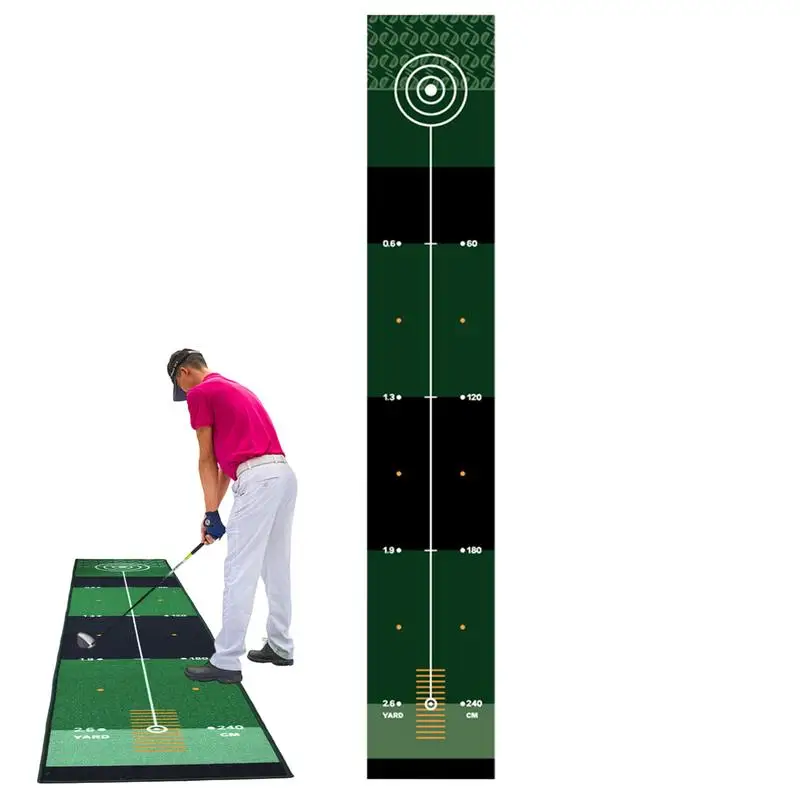 

Green Golf Practice Mat Golf Putting Training Mastery Aid Golf Putting Training Accessories Mat For Adults Men All Ages