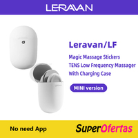 Leravan Magic Massage Stickers TENS Low-Frequency Impulse Massager Full Body Relax Muscle Therapy Massager With Charging Case