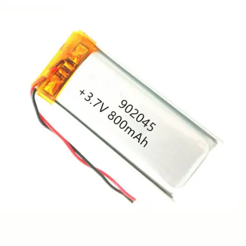 

Rechargeable 3.7V 800mAh 902045 Polymer Ion Battery For SMART WATCH TABLET GPS CHARGING TREASURE POWER MP3 DVD ELECTRIC TOYS