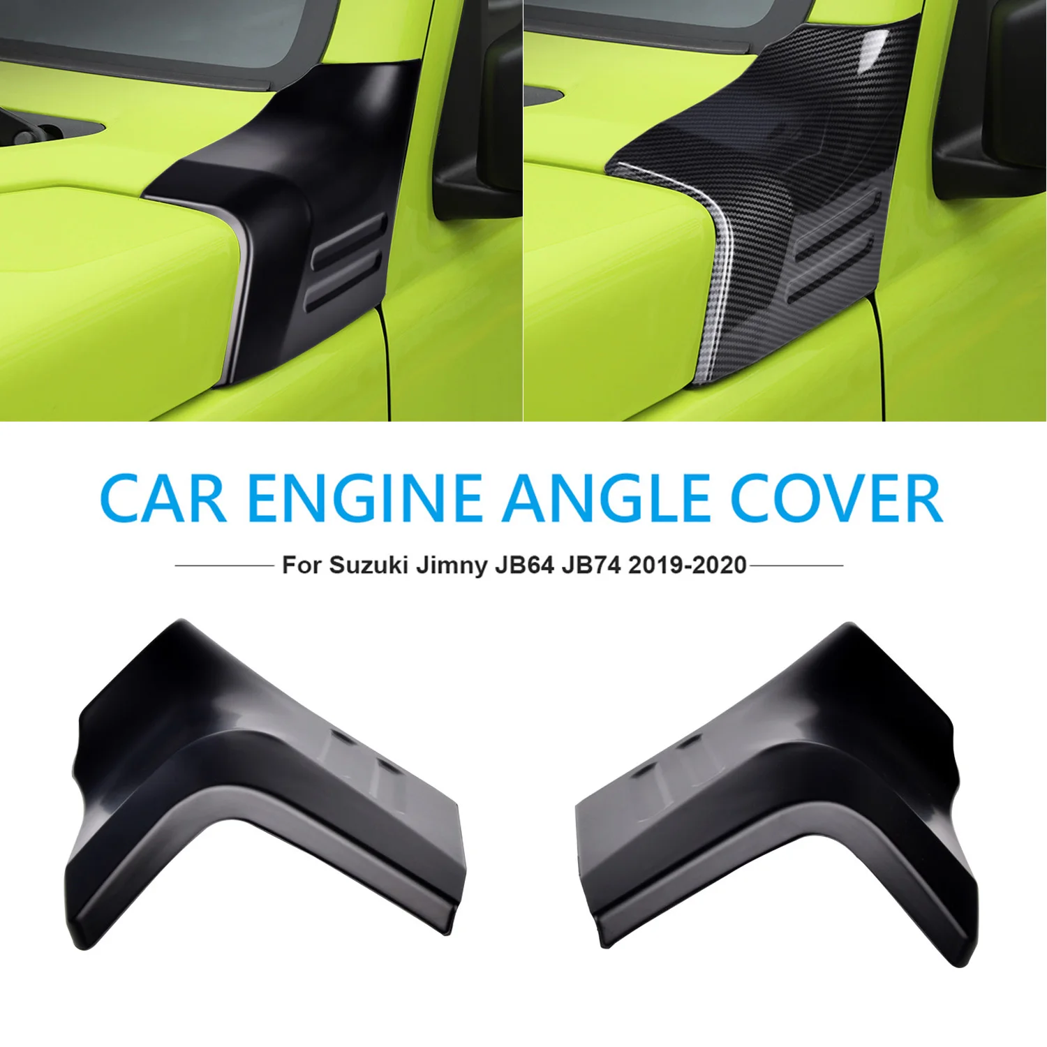 For Suzuki Jimny JB64 JB74 2018-2020 Exterior Accessories Car Engine Angle Cover Hood Decoration Cover Trim Wholesale