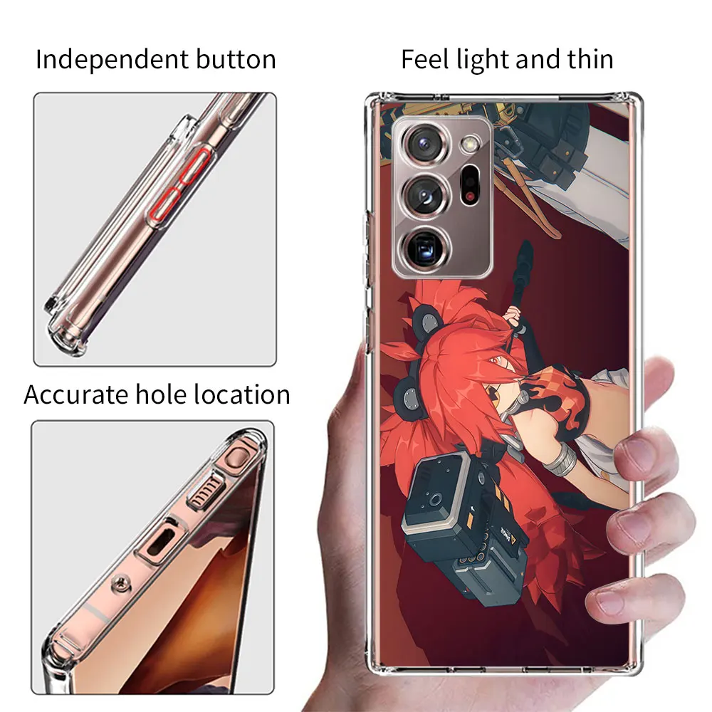 Zenless Zone Zero Comic Case for Samsung Galaxy Note 20 Ultra 5G 10 Plus 8 9 TPU Transparent Phone Cover 10 Lite M52 J4 J6 2018