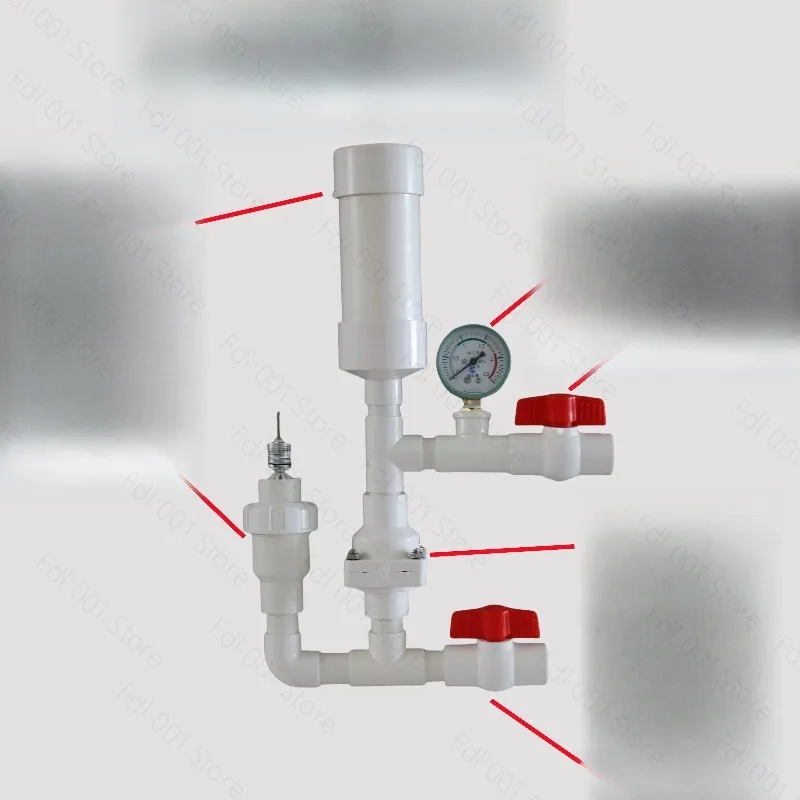 Mountain Forest Irrigation Hydraulic Ram Pump, No Power No Fuel High Lift Self-Priming Pump