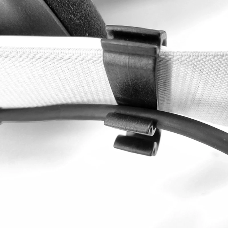 090F สายเคเบิลแคลมป์ข้อมูลสายเคเบิล Fixer Buckle Cord Cord Wire สำหรับ Quest 2