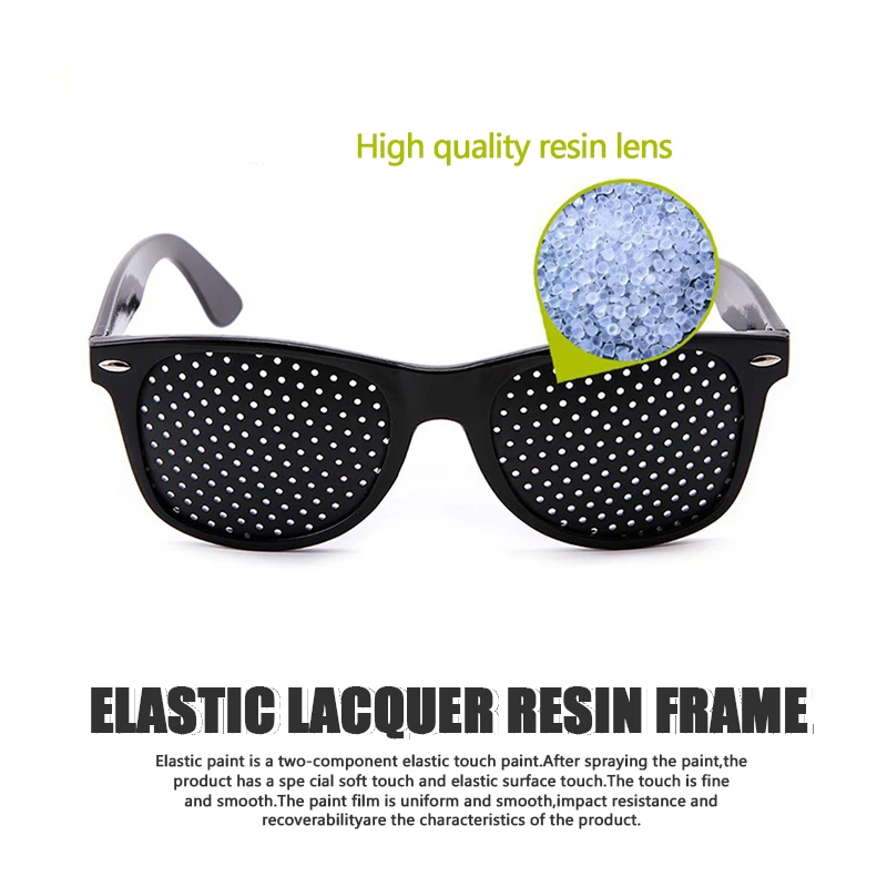 Anti-myopia Astigmatism Glasses With Holes Vision Correction Fatigue Pin Hole Glass Eyesight Improvement Natural Eye Protection