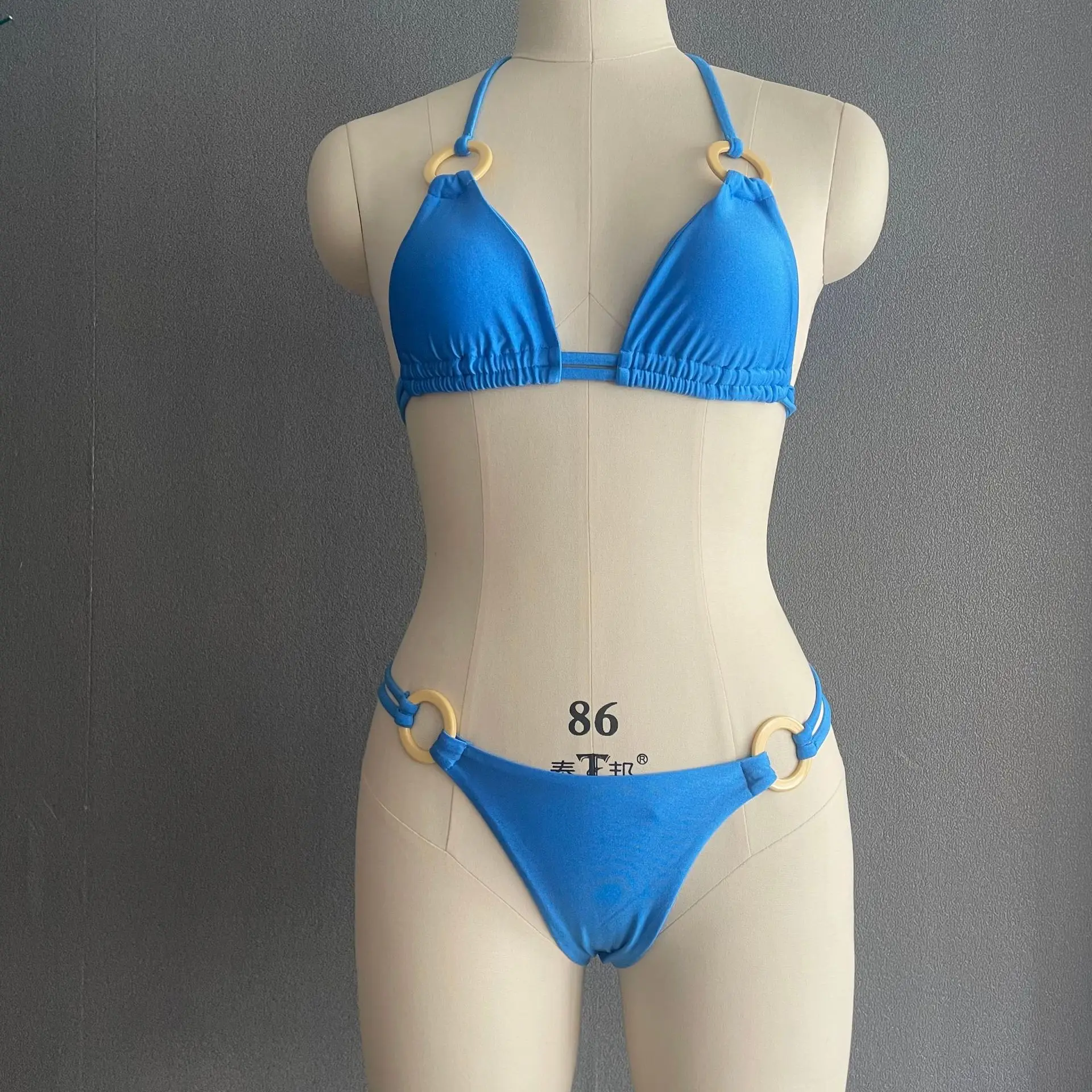 Sexy Micro Bikini Swimsuit 2024 Woman Ring Swimwear Thong Bikinis Sets Brazilian Women Bathing Suit Beach Wear Bather Biquini