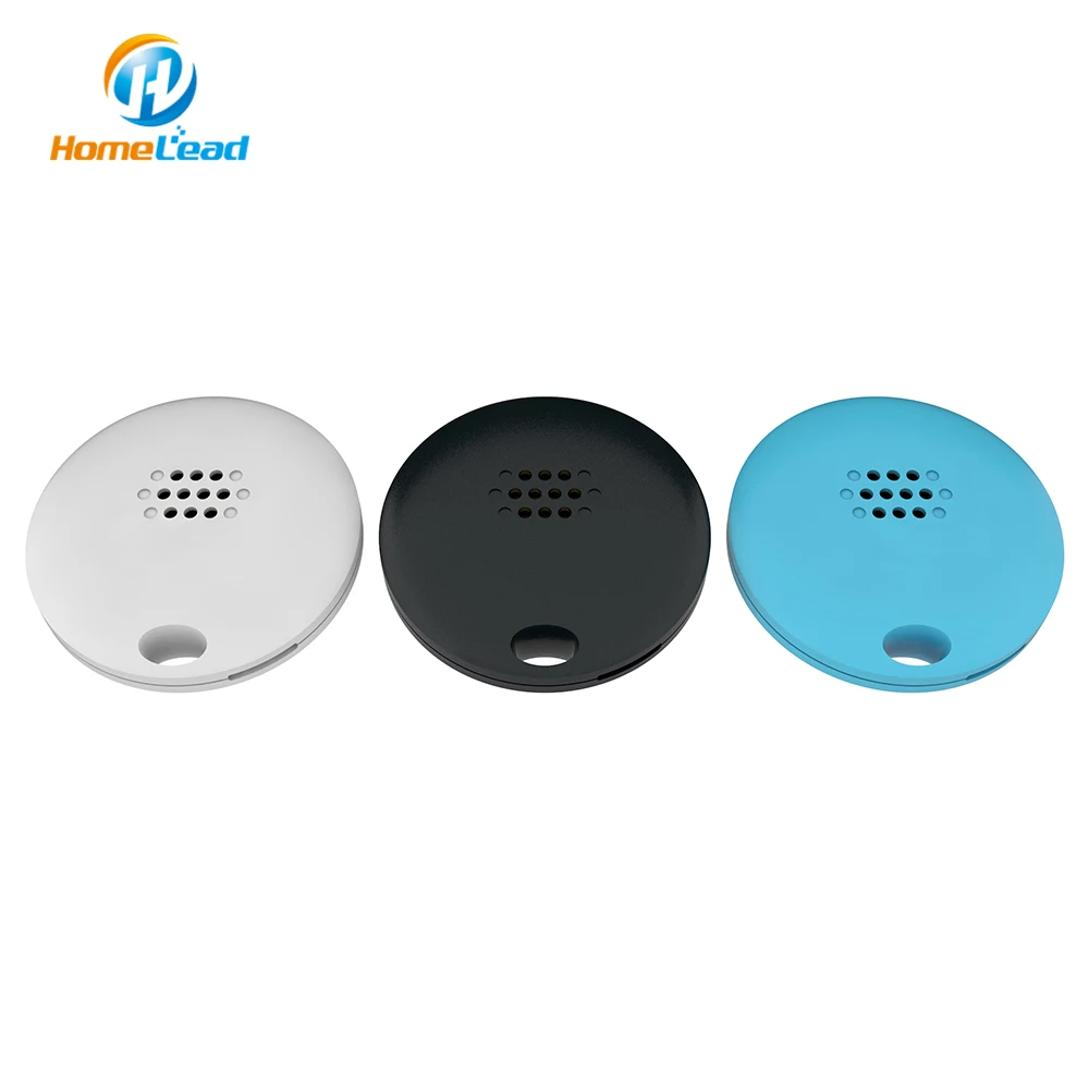 Draagbare op afstand bestuurbare precisie GPS-tracking rond wit zwart blauw Smart Tag