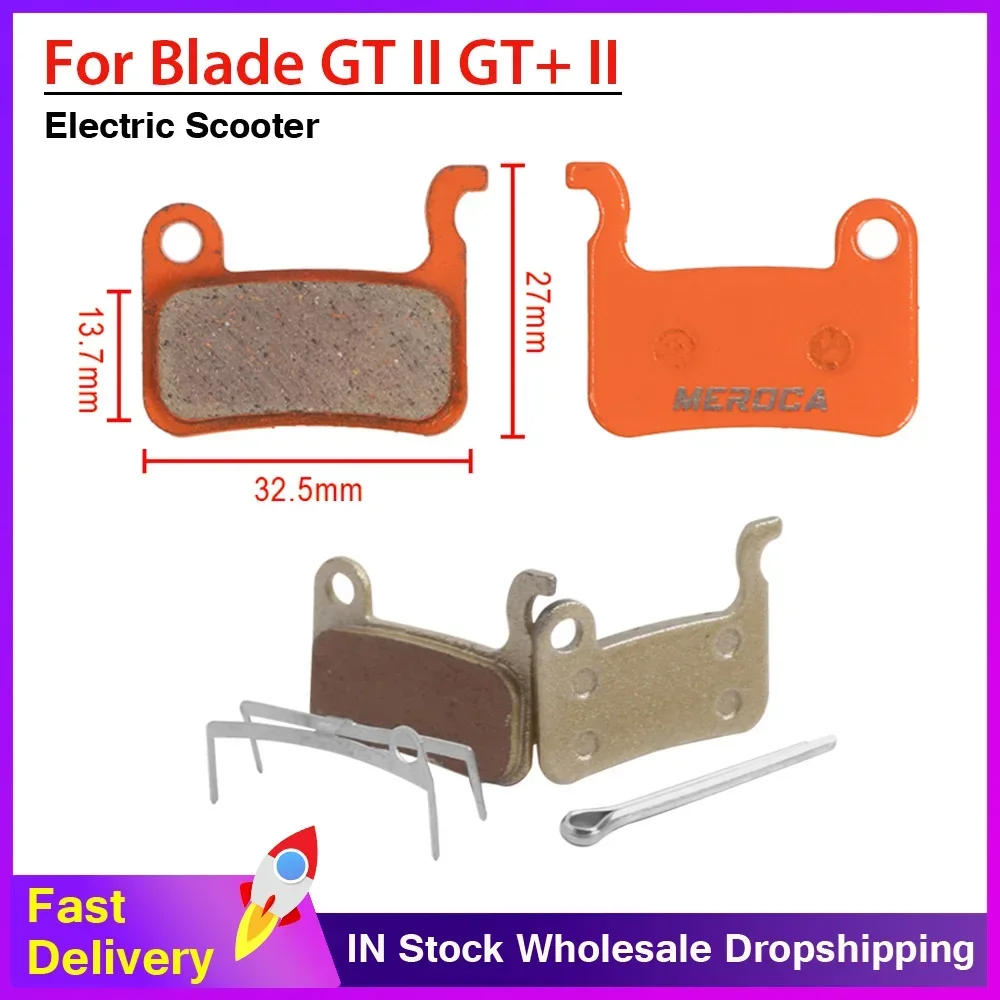 Hydraulic Disc Brake Pad For Blade GT II GT+ II Fighter 11 Electric Scooter Fighter Mini Kickscooter Replacement Parts 1Pairs