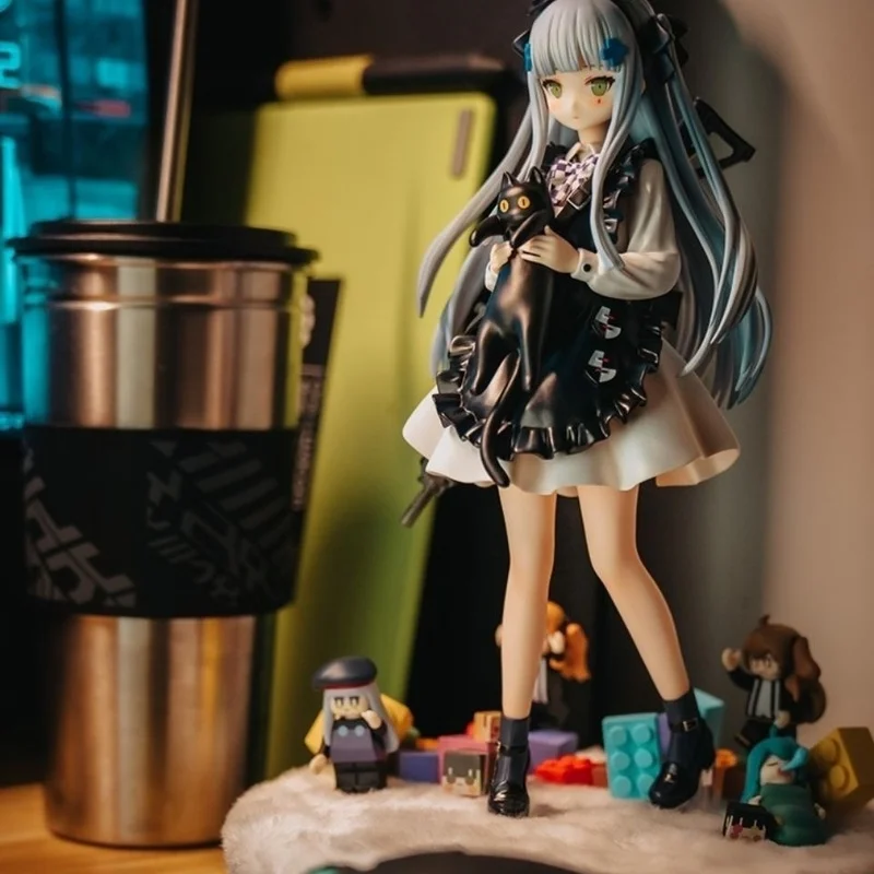 

Подарочная аниме-игра HK416, черный кот, милая фигурка девушки, коллекционные игрушки, фигурки домашнего производства для фанатов и коллекционеров