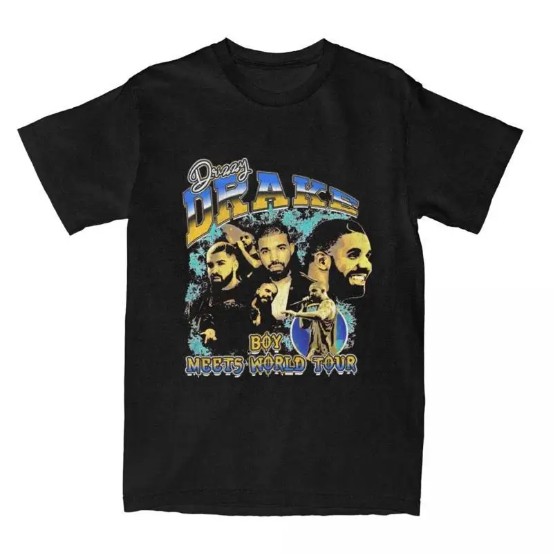 Drizzy Drakes Boy Meets World Tour Accessories T Shirt For Casual Pure