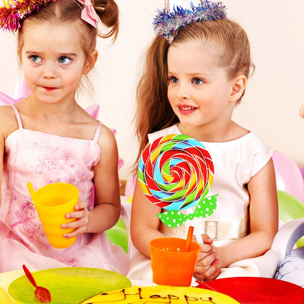 

Lollipop Props Giant Charm Bright Colors Children Dance Performance Photography Party Decorations Simulations
