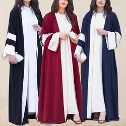 Muslim Abaya for Women with Scarf Eid Long Sleeve Morocco Arab Party Dress Long Robe Vestidos Dubai Abayas Modest Kaftan Dresses