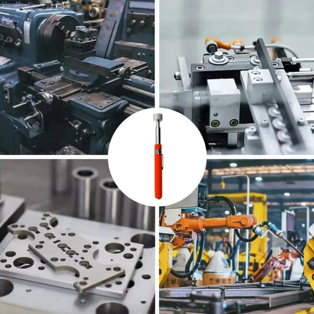 المغناطيسي قابل للسحب لاقط قضيب المغناطيسي شفط المحمولة تلسكوبي المغناطيس القلم متعدد الوظائف النازع القلم كليب أدوات إصلاح #5