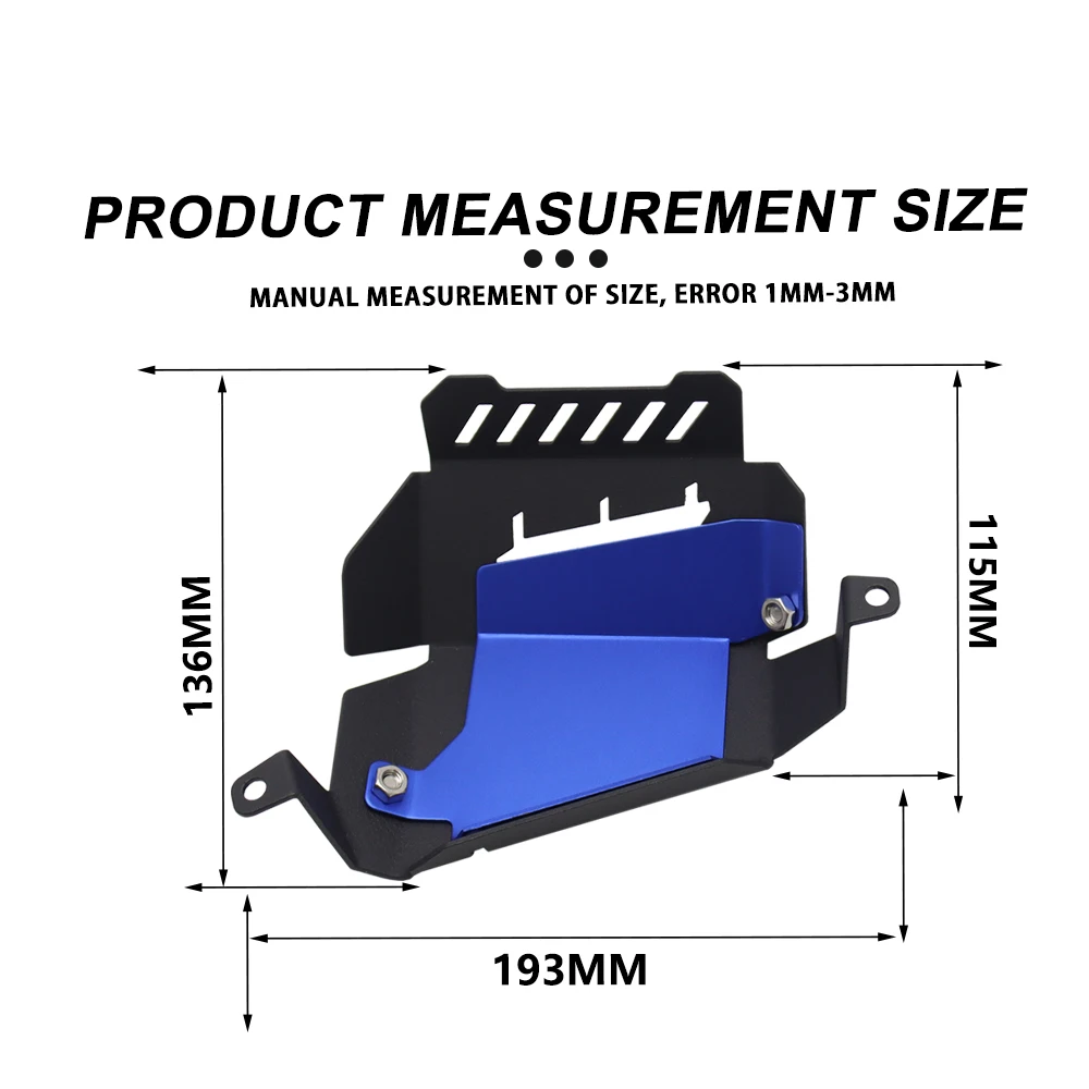 MT 07 Water Coolant Recovery Tank Shield Guard Aluminum CNC Fit For YAMAHA MT07 FZ-07 FZ 07 2014-2021 Motorcycle Accessories