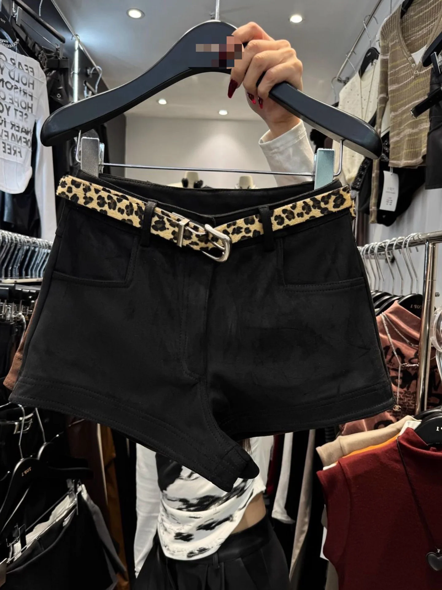 

Trendy High Waist Straight Leg Wide Leg Pants Women's Spring Casual Wear Belted Slimming Long Leg Effect Hot orts