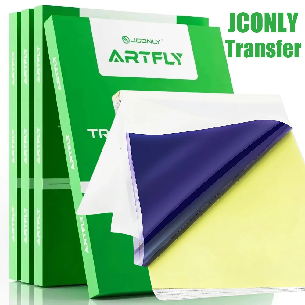 100PCS JCONLY ARTFLY Tattoo Transfer Paper A4 Size Thermal Stencil Transfer Copy Paper for Tattoo Transfer Printer Accessories