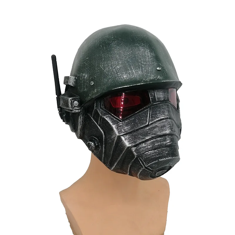 フォールアウト ニューベガス マスク フルヘッド ヘルメット マスク ラテックス ハロウィン 仮面舞踏会 カーニバル パーティー コスプレ コスチューム 小道具 アクセサリー
