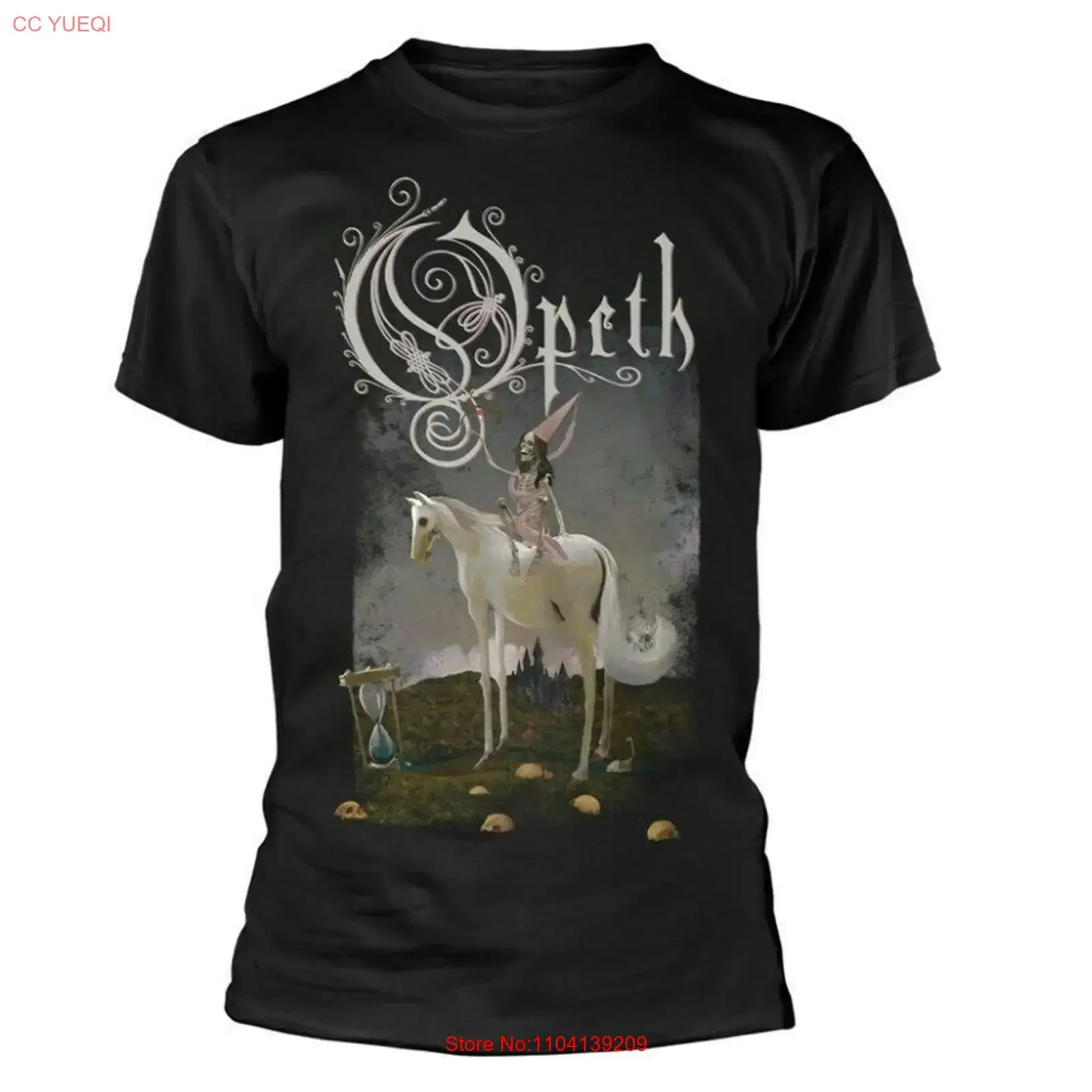 Horse Funny Opeth T Shirt  Black Full Size Man Woman S 234XL vintage Washed Unisex Comfortable Casual Stylish Soft streetwear