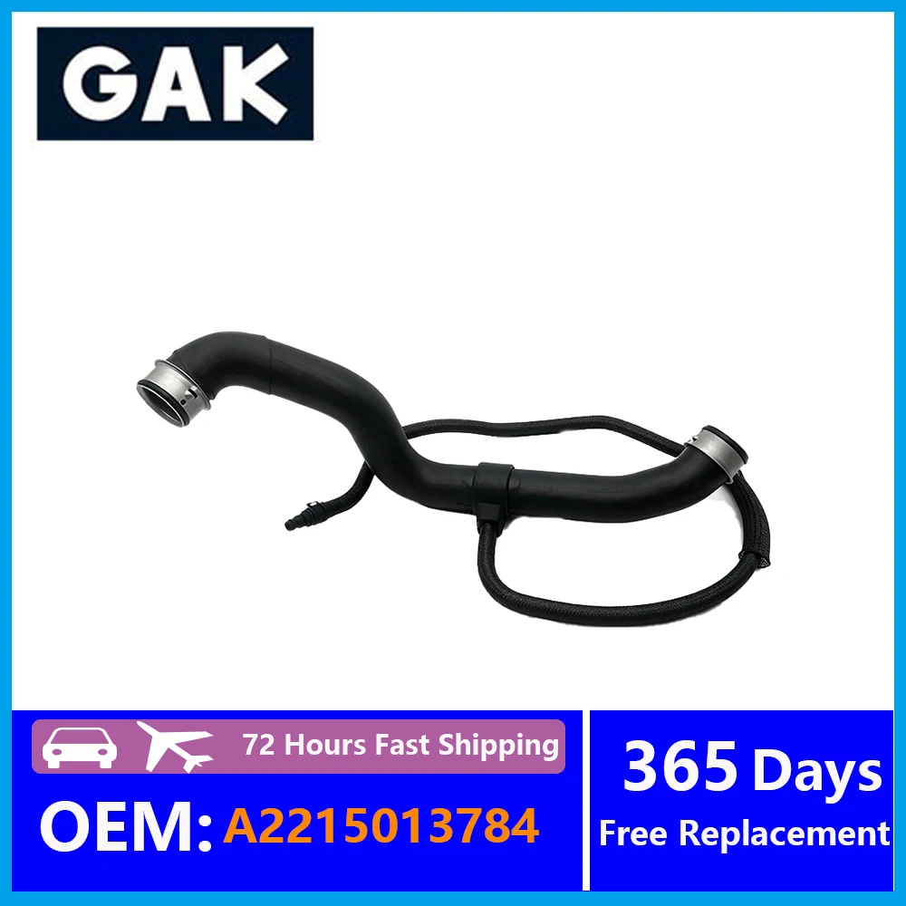 1PCS A2215013784 GAK Water Tank Radiator Hose Accessories For Mercedes Benz W221 V221 S500 S450 C216 CL500 Replacement Part