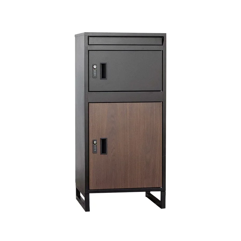 Weatherproof Parcel Drop Box Anti-theft Garden Courier Box Standing Package Delivery Box Mailbox