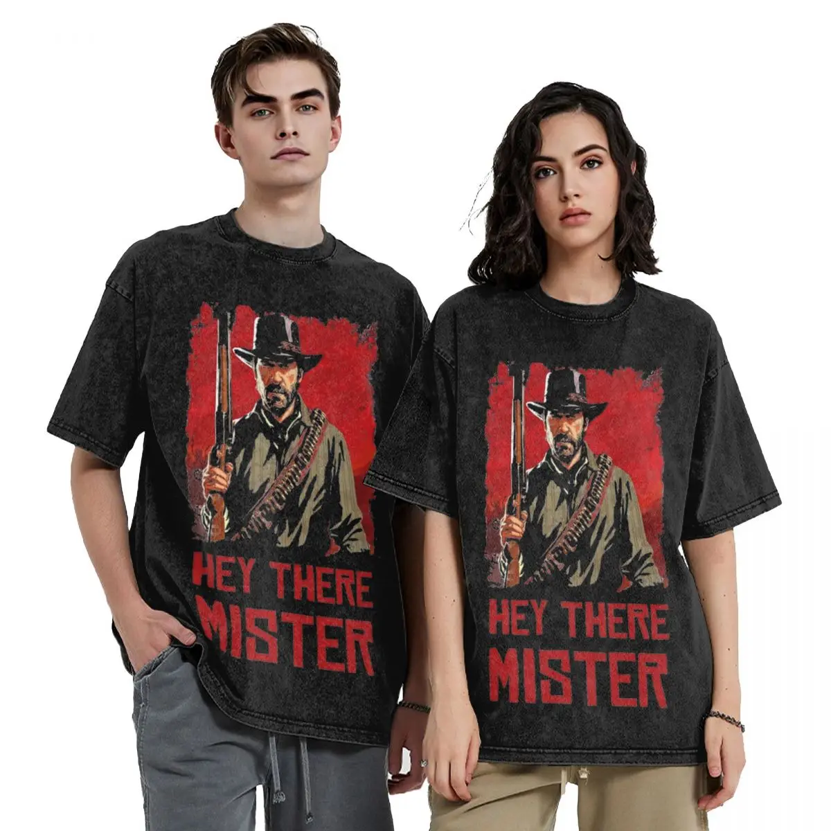 2024 New Design Red Dead Redemptions Arthur Morgan T Shirt Accessories Men Women Washed Tees Harajuku T-shirt