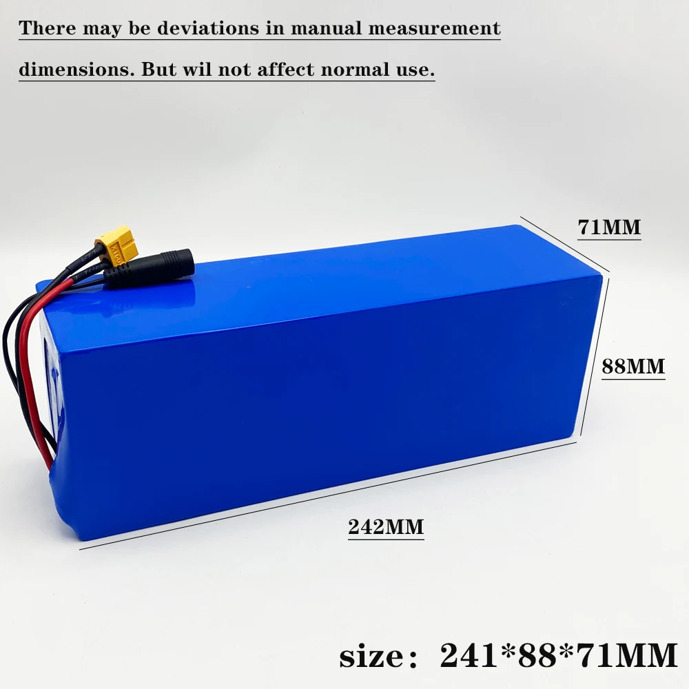 18650 13S4P 48V 15000mAh Lithium-ion Battery Pack Built in BMS For Electric Scooter Bicycle Replacement Battery