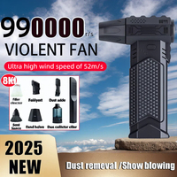 990000RPM Ash Removal layer Blower Powerful Blower Vacuum Cleaner Type-C Charging Strong Winds 52m/s Brushless Violent Fan