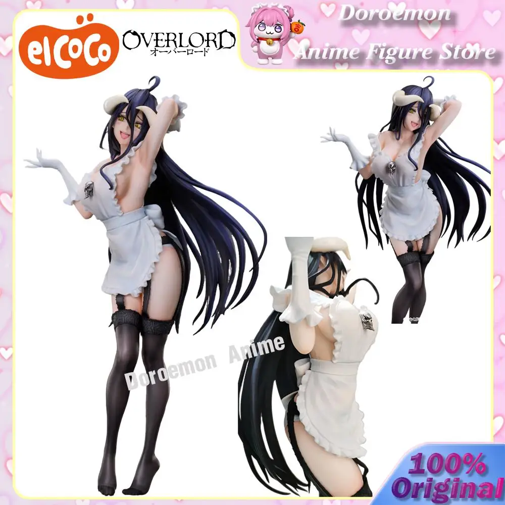 

В наличии оригинальный фартук elcoco Overlord Albedo для горничной 1/7 26 см аниме красота Waifu фигурки Коллекционная модель игрушки Deocration