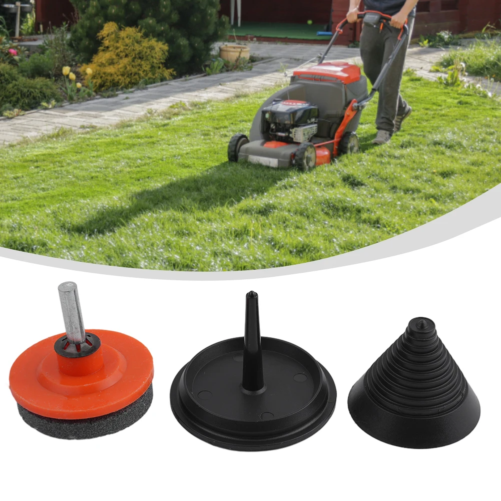 Lawn Mower Sharpener Rotary Drill Trimmer Blades Grinder Garden Yard Sharpener Balancer Tool Garden Power Tool Accessories