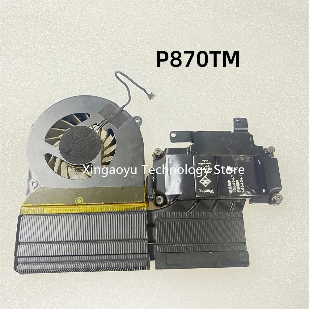 CPU Cooling heatsink Fan Original For Clevo P870TM P870TM-G P870TM-GS 6-31-P87FN-1A1 Radiator