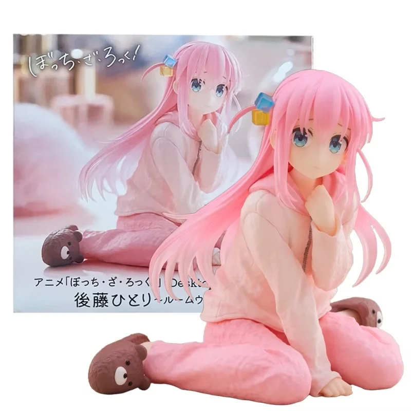 

13cm Anime Bocchi The Rock! Animated Version Coreful Doll Gotoh Hitori Loungewear Action Figurine Gift Action Figure Pvc Doll