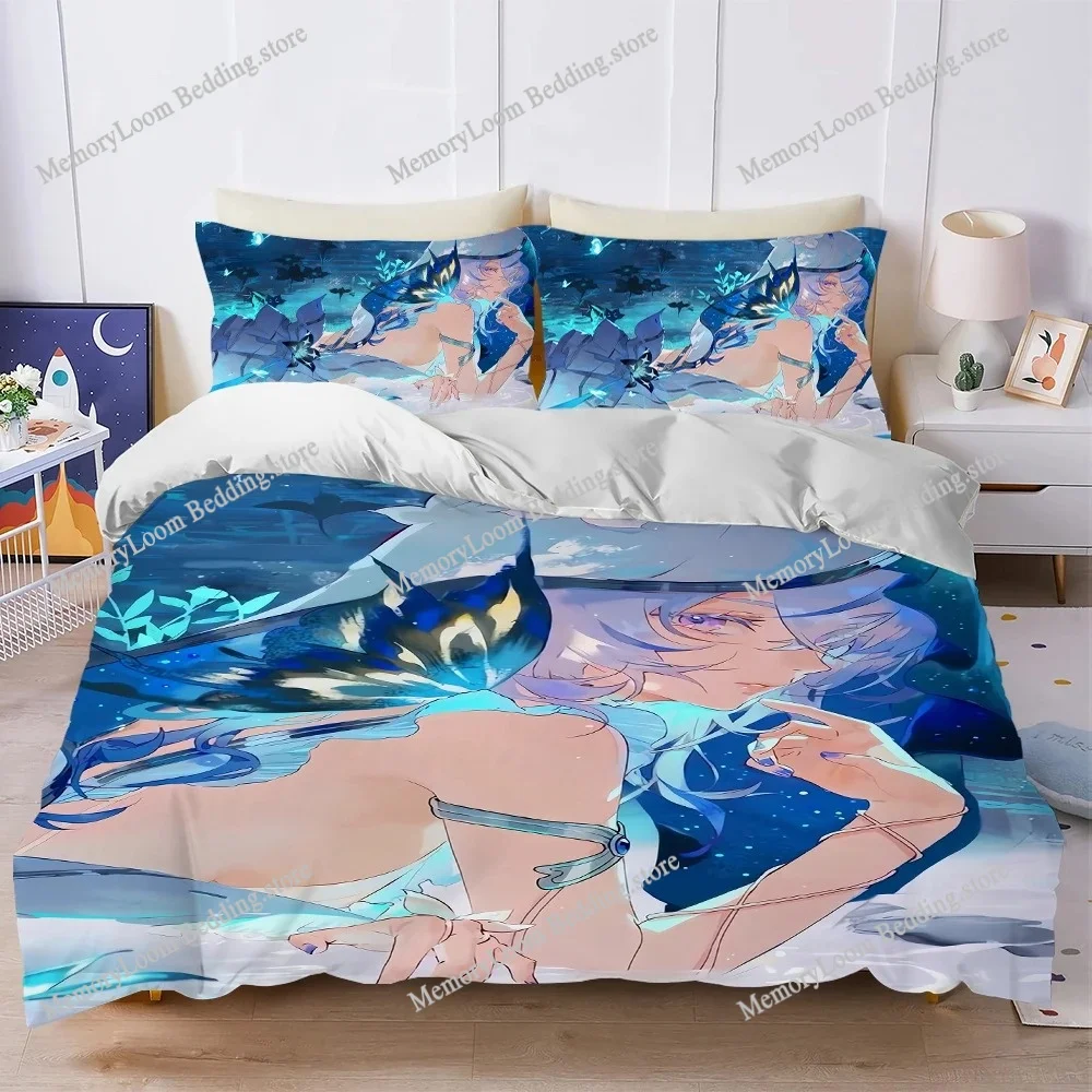 

Wuthering Waves The Shorekeeper Duvet Cover Set Bedding Soft Laundry Cotton Bed Four Seasons Student Dormitory Home Textile