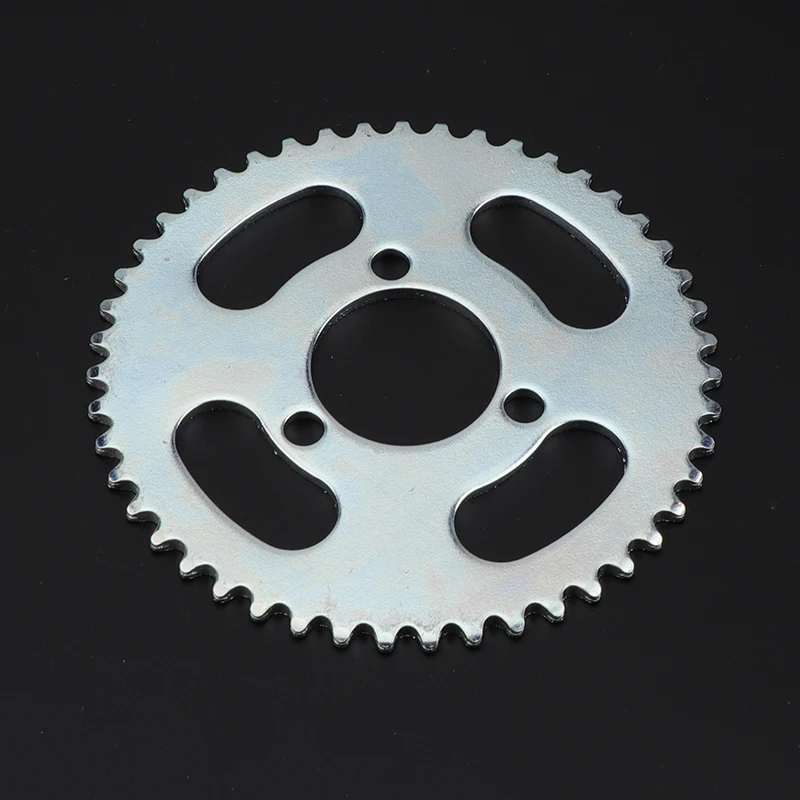 Electric Scooter Sprocket 25H 47T Sprocket 3/4 Holes Rear Sprocket Steel Electric Scooter Sprocket Replacement Accessory