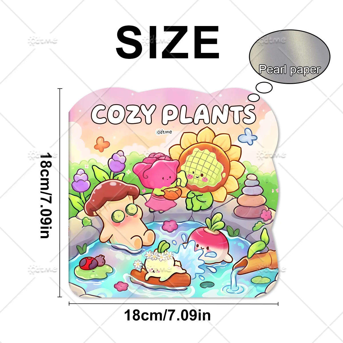 Cozy Plants Adult Coloring Book for Stress Relief Upgraded Paper Comfortable Coloring Perfect Holiday Gift for Friends Family