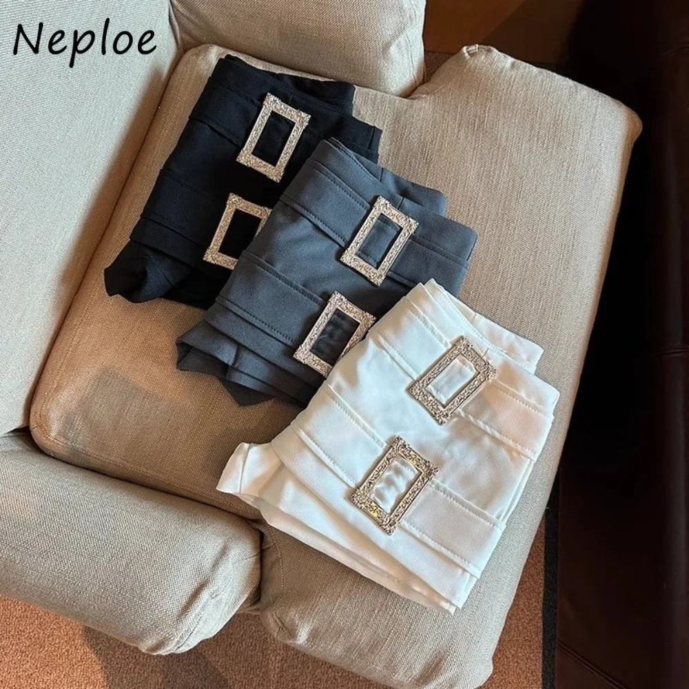 

Neploe Spice Girls, однотонная лоскутная юбка с американским поясом, женская облегающая юбка трапециевидной формы с высокой талией, Faldas, прямая, универсальная, повседневная, Falda