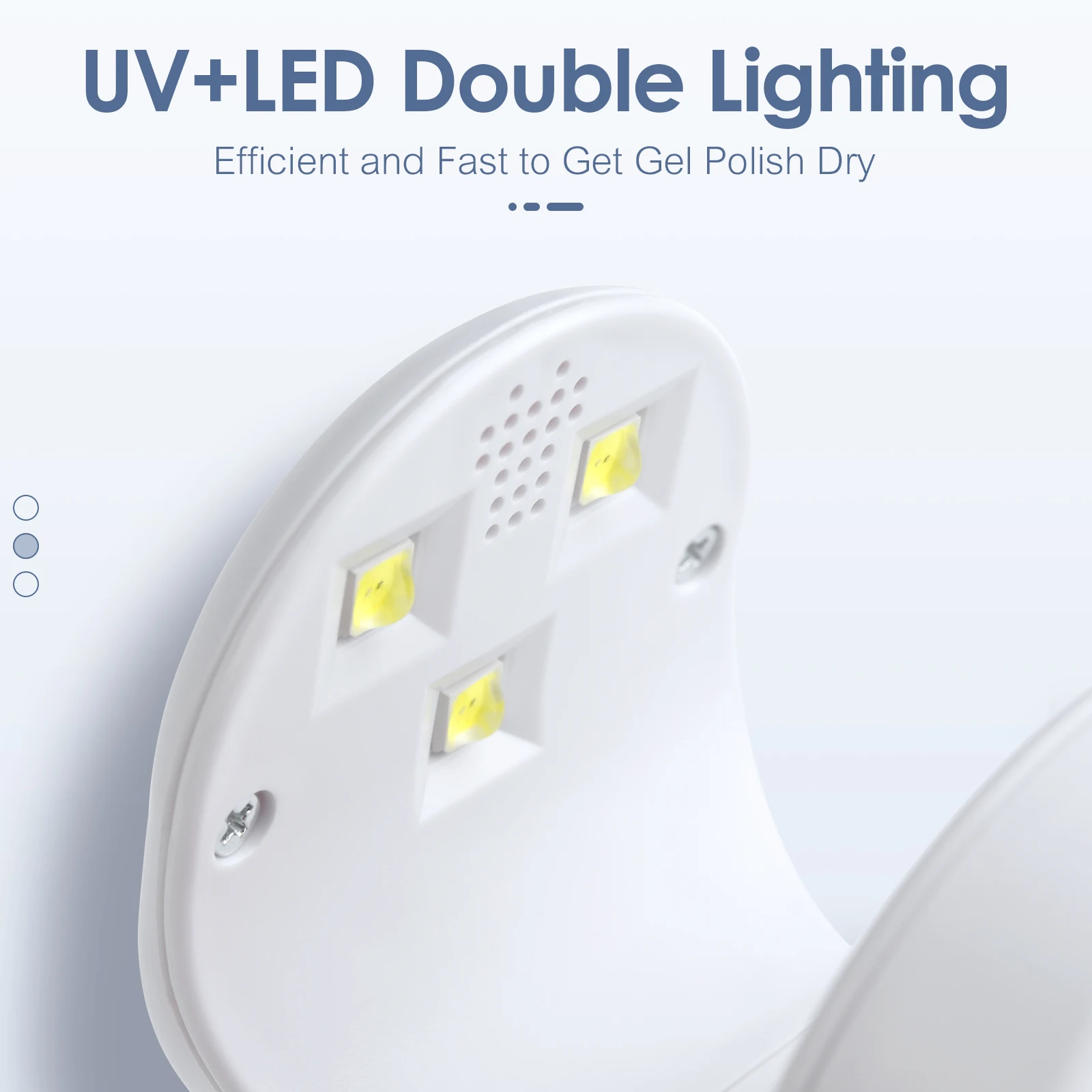 مجفف أظافر صغير مصباح الأشعة فوق البنفسجية 16 واط آلة أظافر إصبع واحد أداة فنية هلام البولندية مجفف الأظافر LED مصباح أدوات مانيكير مع USB