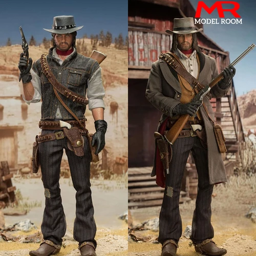 アクションフィギュアQ4 Slim 011 2023,カウボーイホジョン,ダブルヘッドフィギュア,12インチ,男性用,兵士のアクションフィギュア,完全なセット玩具,1/6