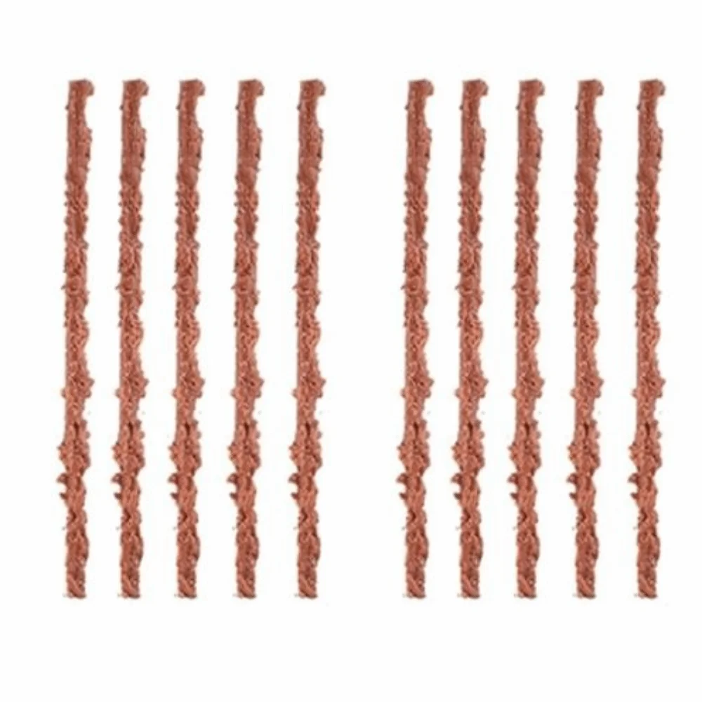 

2 Set Aluminium Alloy Shell Tubeless Tire Repair Kit with 20 Rubber Strips Lightweight Bicycle Tire Repair Tool